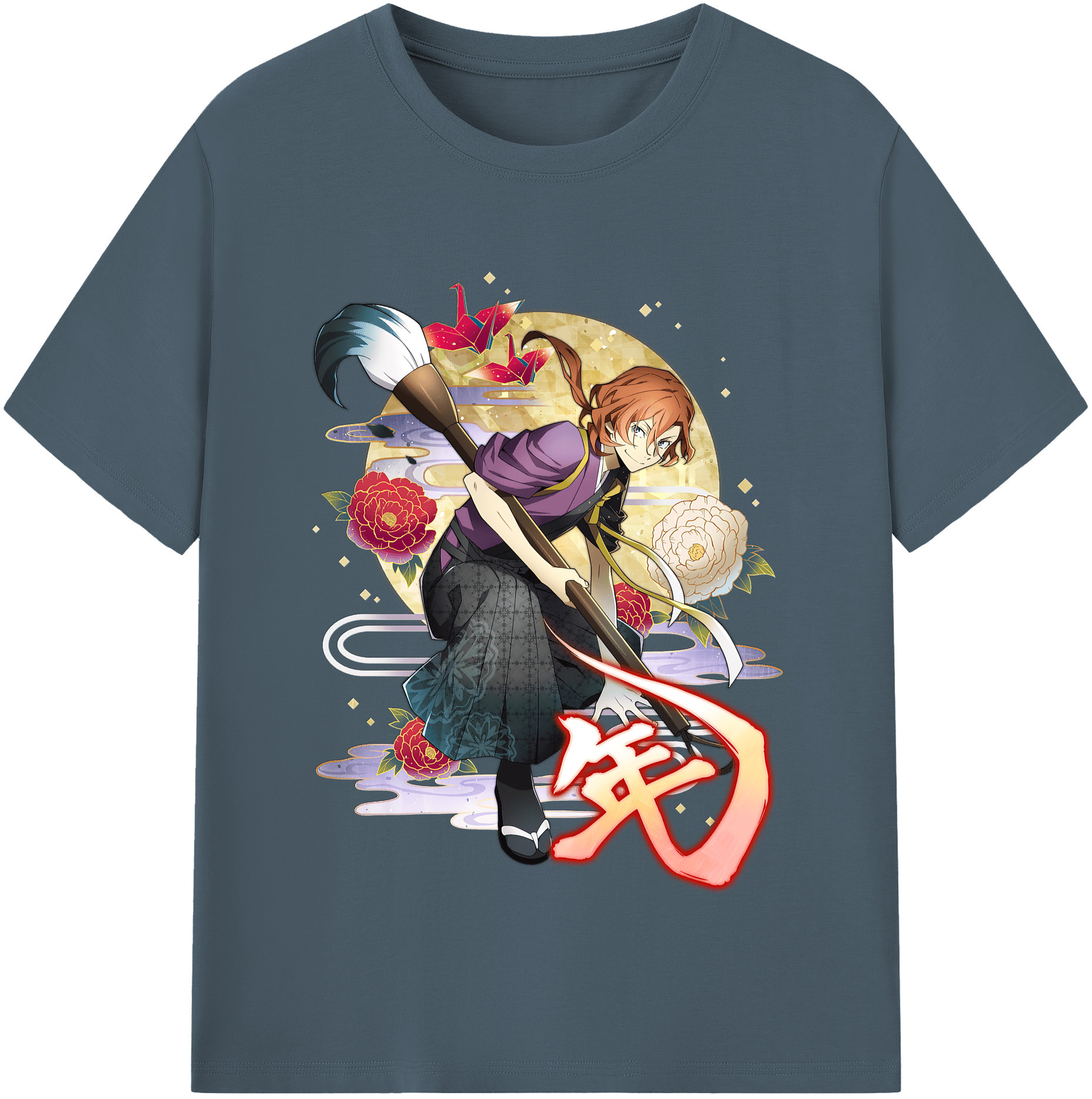 （画像用） 文豪ストレイドッグス Bungo Stray Dogs 綿100％半袖Tシャツ（フロントプリント）